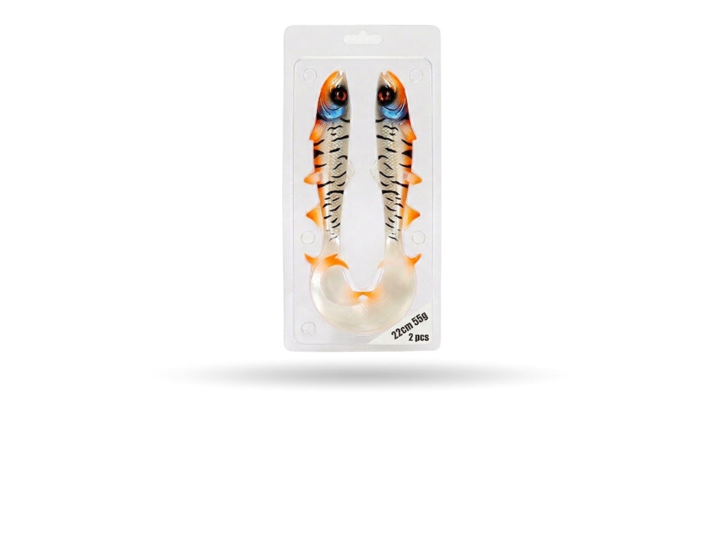 Predator X Tail 22cm - Ice Tiger (2 pack)