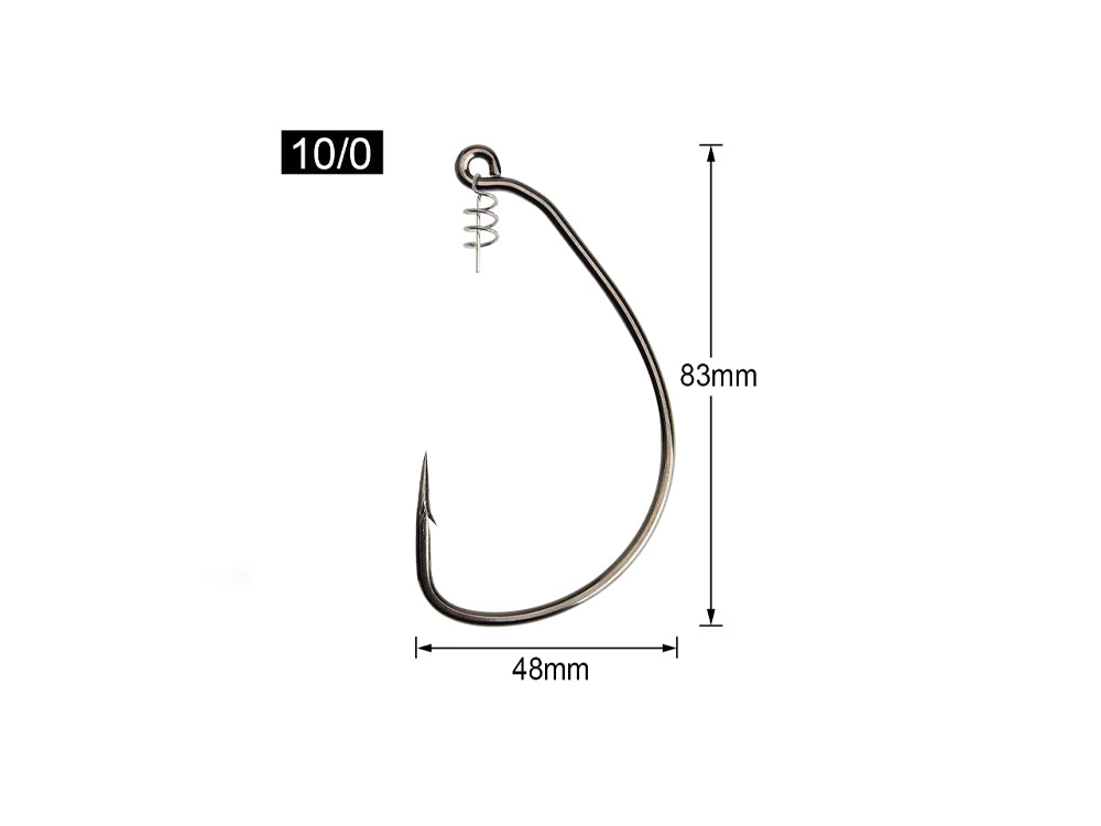 Raptor Offset Hook 10/0 (2 pack)