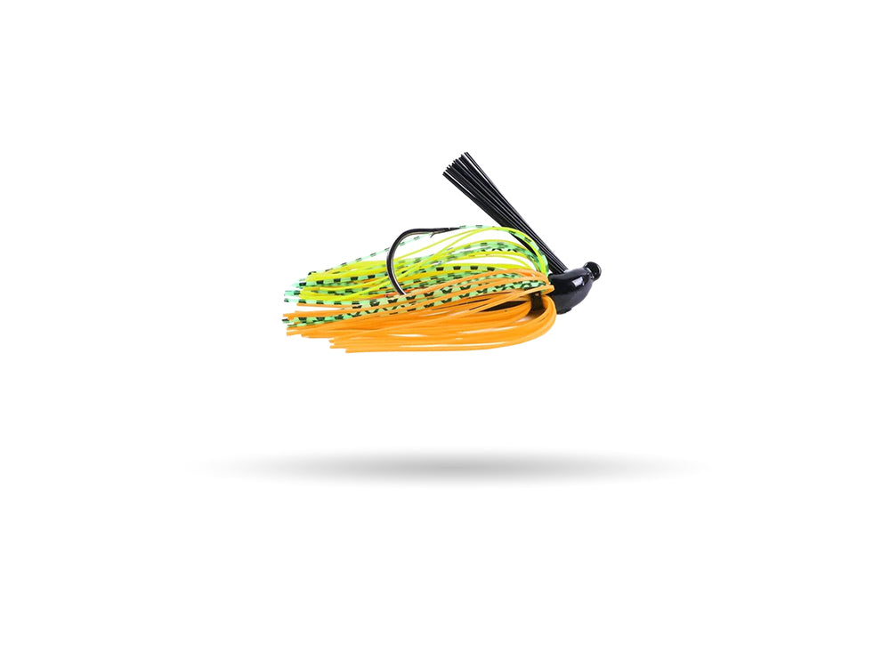 Skirted Jig 10g - Fire Lime