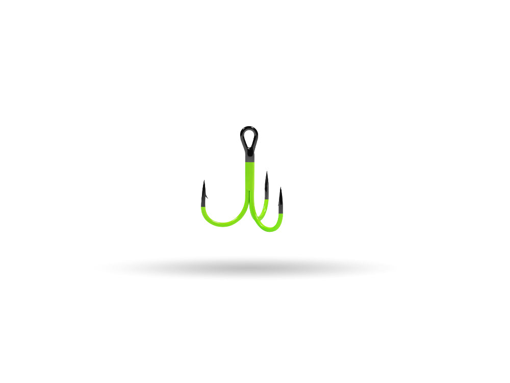 Flame Uv Hook Green #3/0 (6 pack)